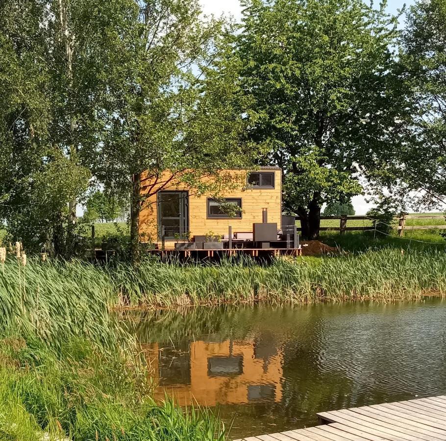 Großharthau Tinyhousebeidresden 1 - Direkt Am Naturteich - Naehe Saechsische Schweiz, Dresden מראה חיצוני תמונה